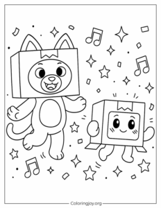 Cheerful Foxy and Boxy Dance