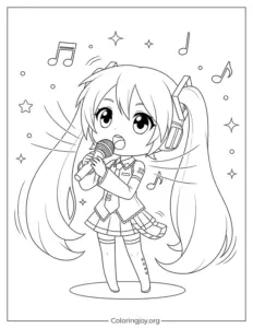 Chibi Hatsune Miku Singing