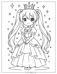 Cute Hatsune Miku Princess Look