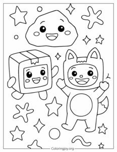 Foxy, Rocky, and Boxy LankyBox Sheet