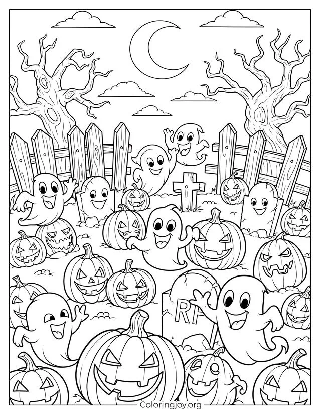 Haunted Pumpkin Graveyard