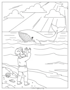 Jonah Thankful on the Shore