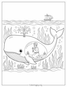 Jonah Praying Inside the Whale