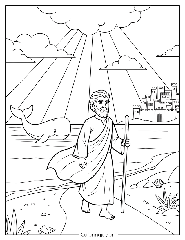 Jonah Walks Toward Nineveh