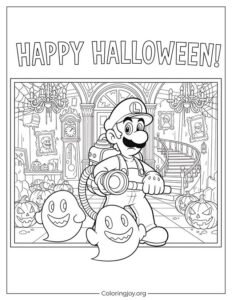 Luigi’s Mansion Ghost Halloween