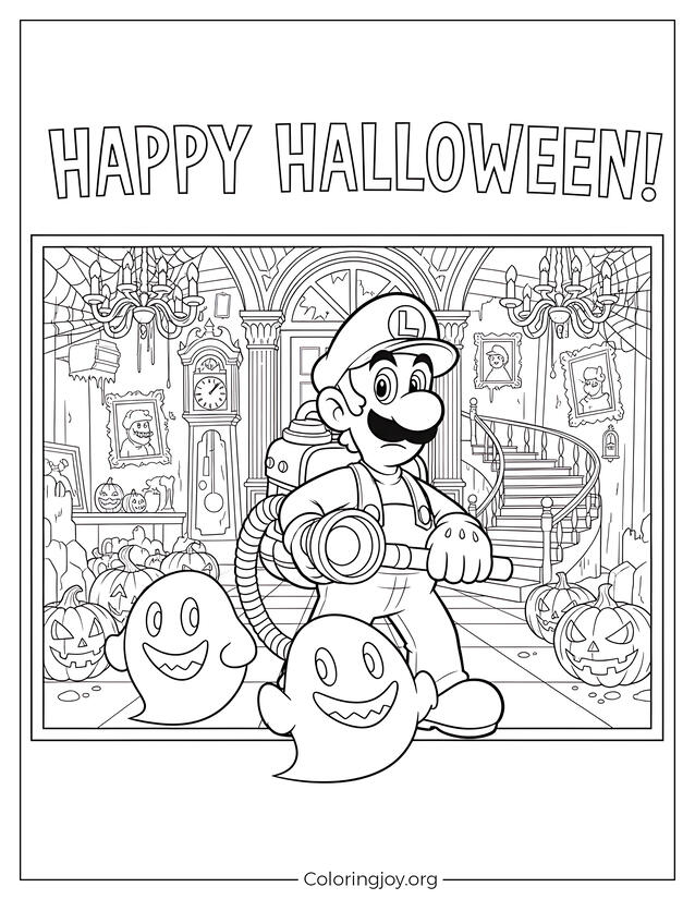 Luigi’s Mansion Ghost Halloween