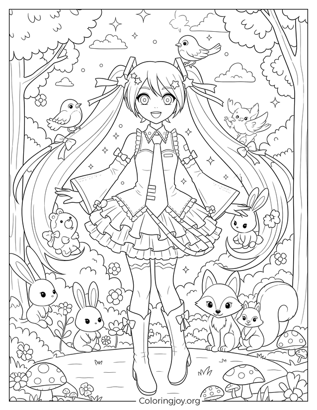 Miku in the Magical Forest