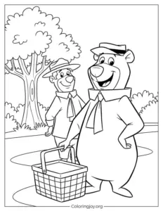 Picnic Time with Yogi Bear and Ranger Smith