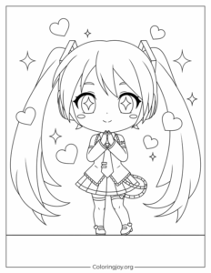 Chibi Princess Hatsune Miku