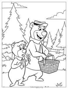 Yogi Bear and Boo Boo Picnic Adventure