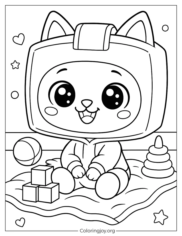 Adorable bebé Foxy LankyBox