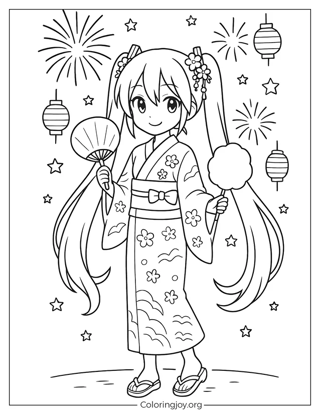 Festival Yukata Miku