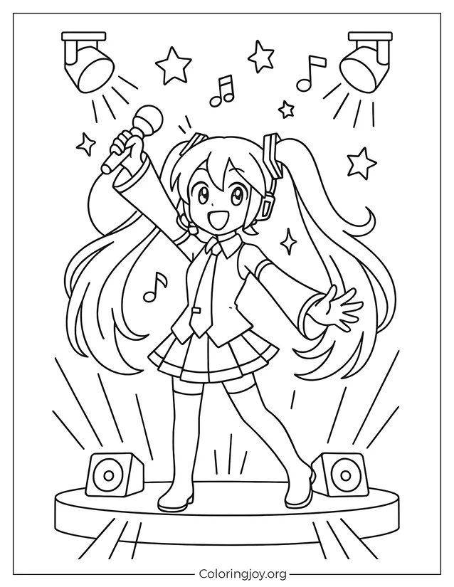 Hatsune Miku En vivo en el escenario