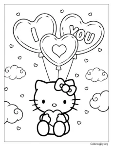 I love Ballon hello kitty