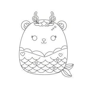 Adorable Mermaid Squishmallow Fun