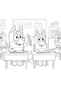 Bluey and Bingo's Fun School Day Adventure