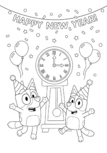 Bluey and Bingo's Happy New Year Jump!