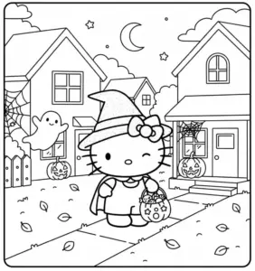 Hello Kitty Trick-or-Treating
