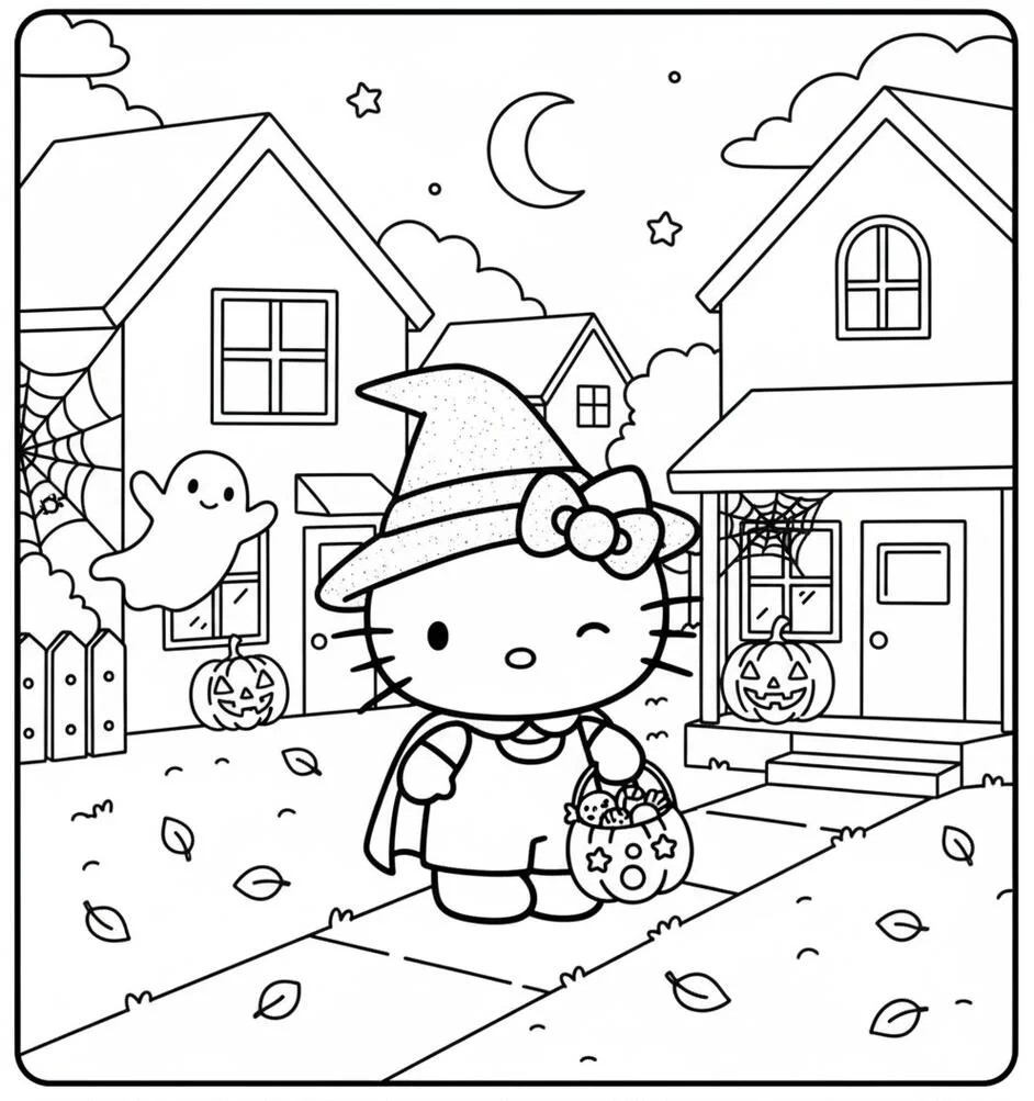 Hello Kitty Trick-or-Treating