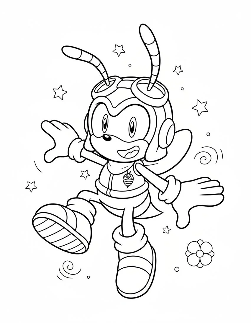 Abeja encantadora Sonic
