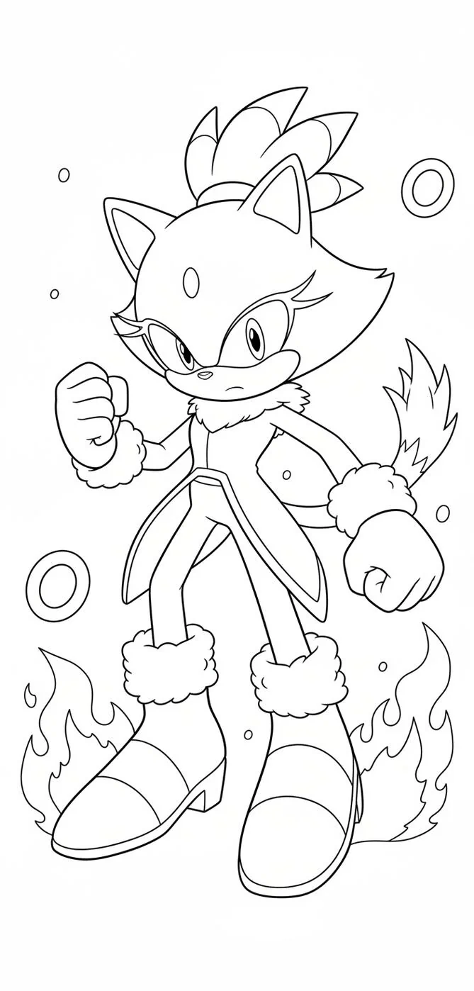 Blaze el gato Sonic