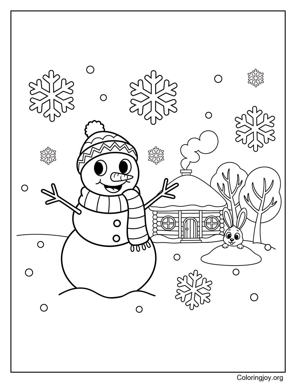 Color de invierno por número