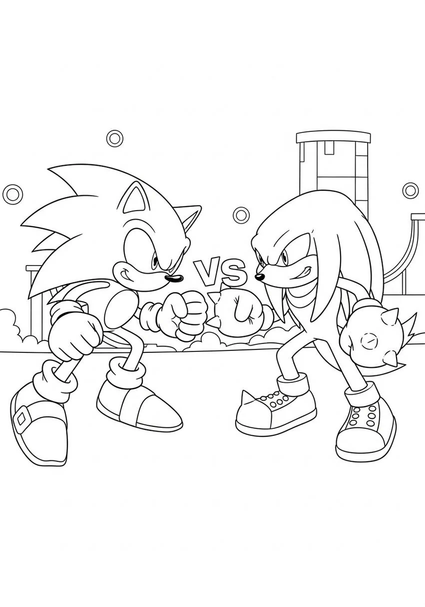Sonic contra Knuckles