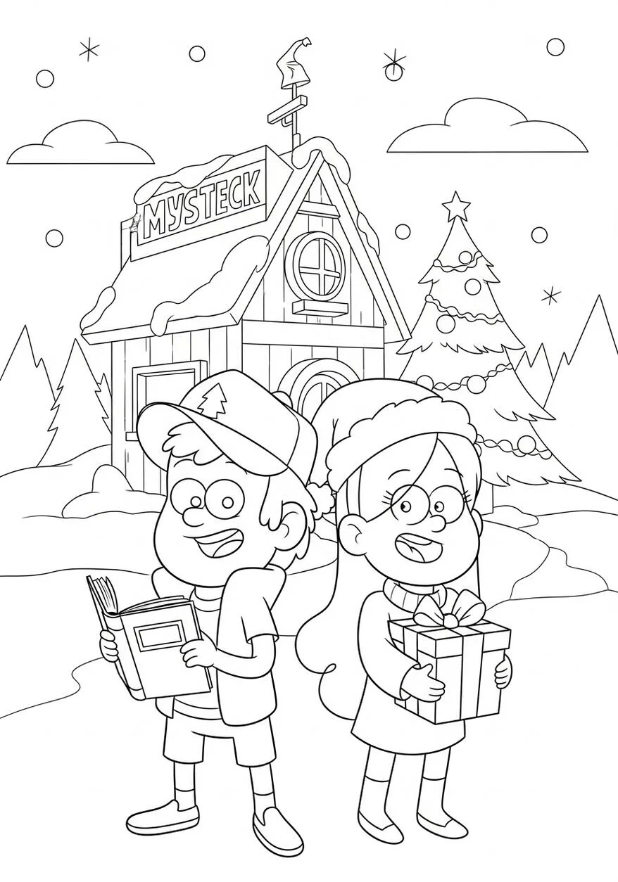 gravity falls Navidad