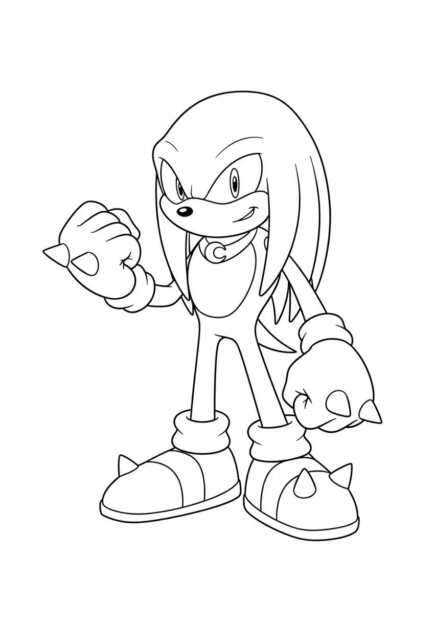 Knuckles el Equidna Sonic