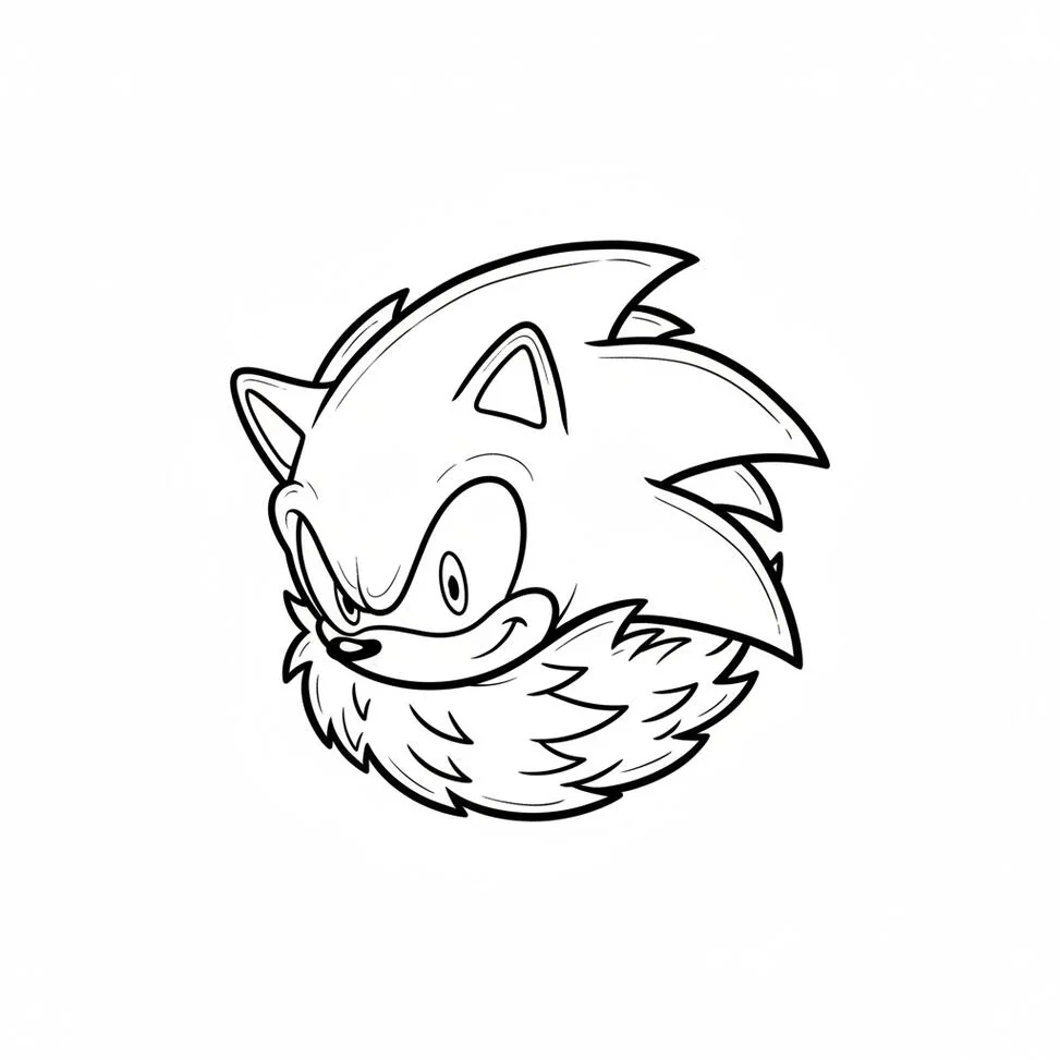 Sonic en una pelota