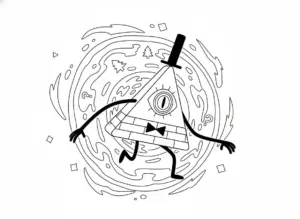Gravity Falls Bill Cipher Portal