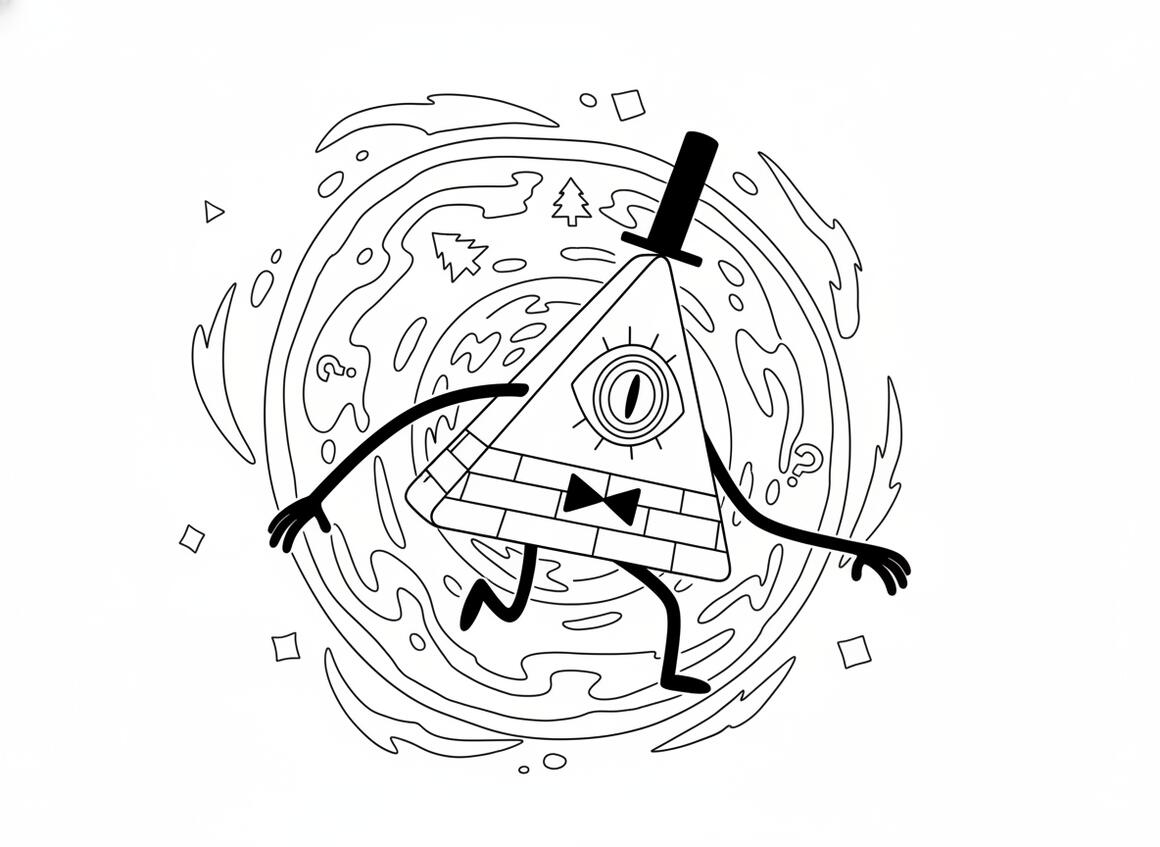 Gravity Falls Bill Cipher Portal