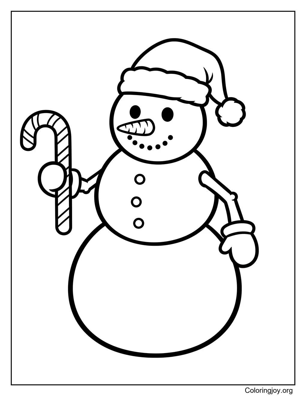 Coloriage de décembre pour la maternelle