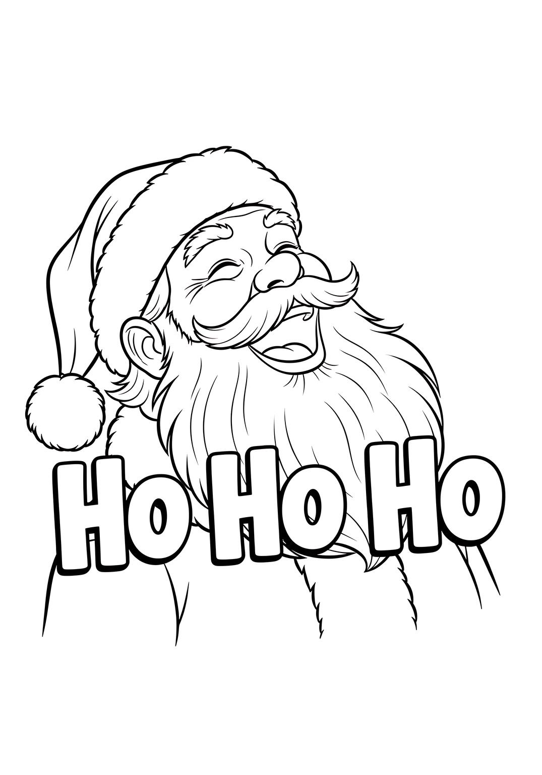 santa claus laughing (ho ho ho)