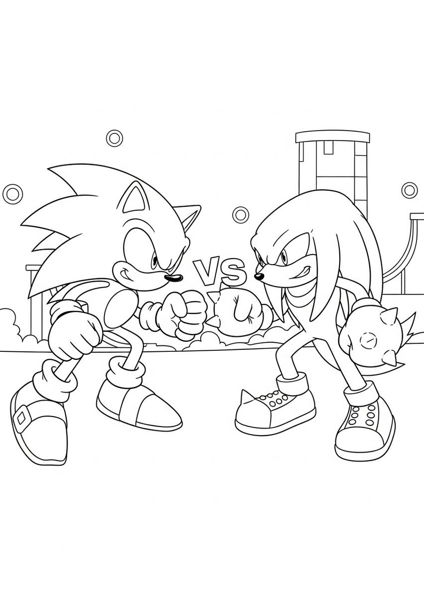 Sonic vs Knuckles