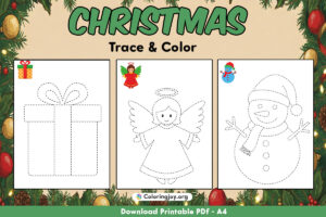 Free Christmas Tracing Worksheets
