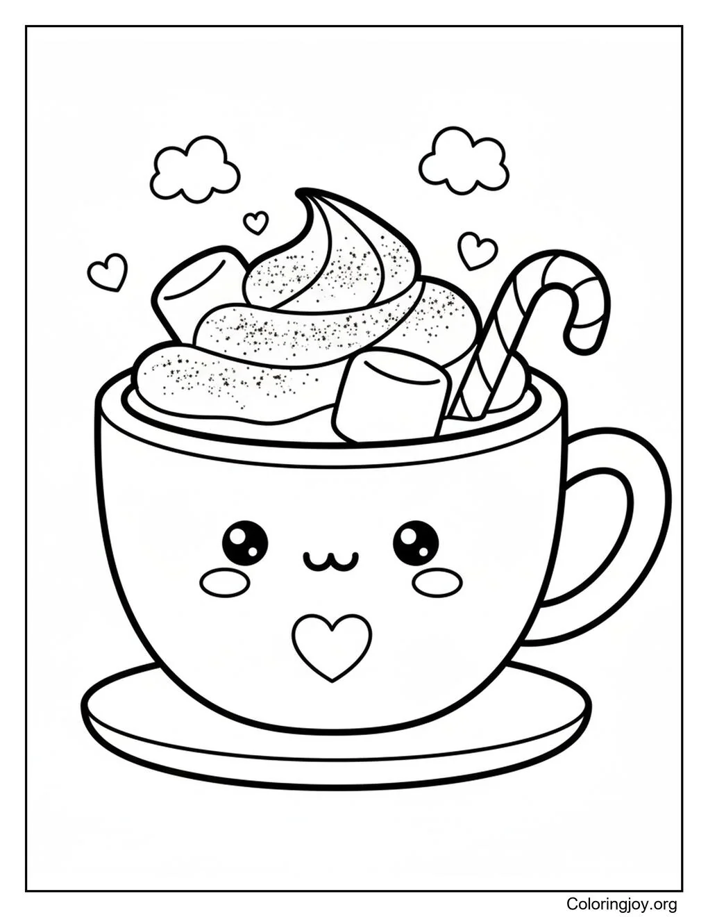 Boire du chocolat chaud
