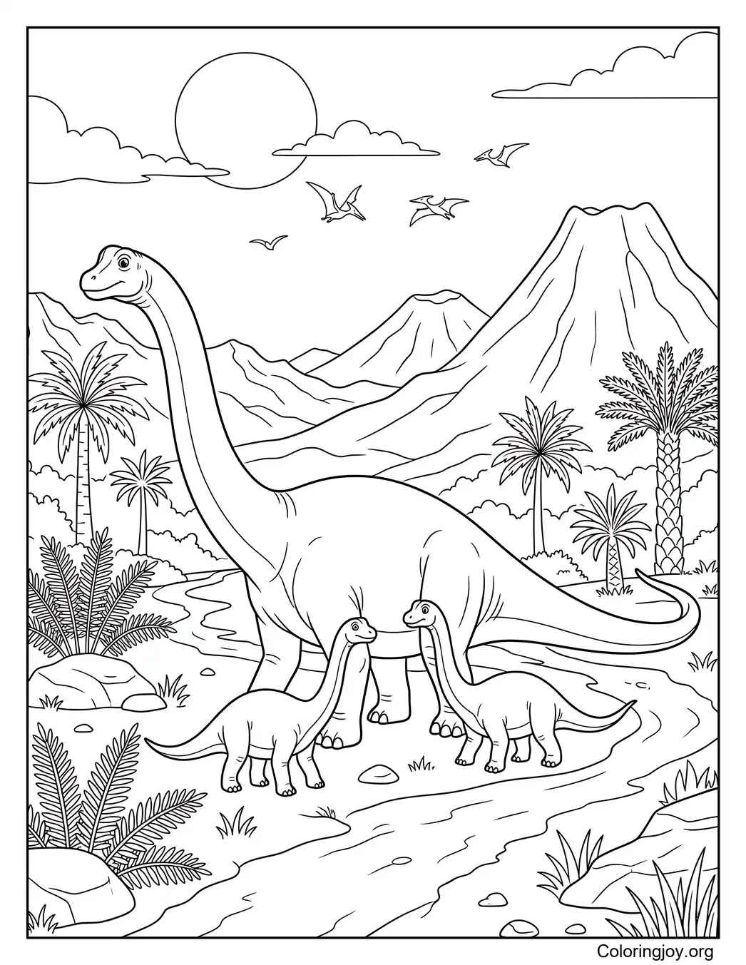 Jurassic Brontosaurus Adventure