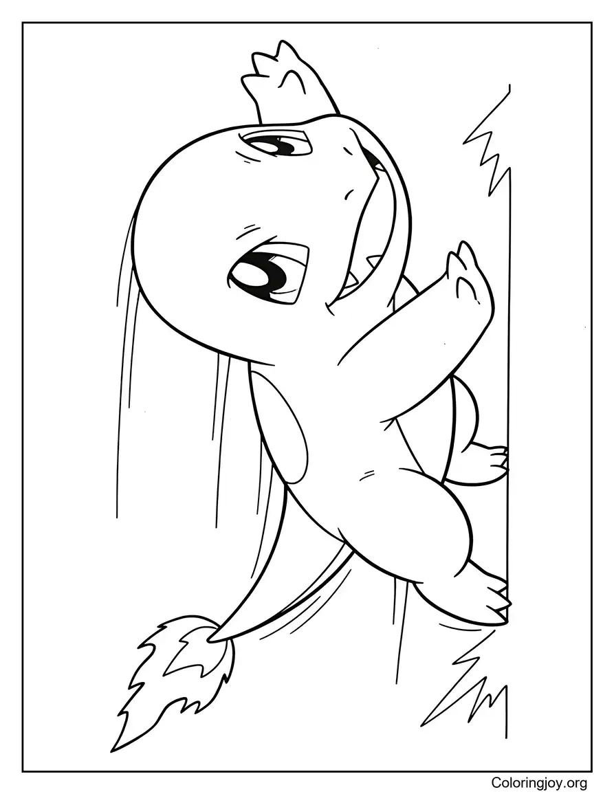 Running Charmander