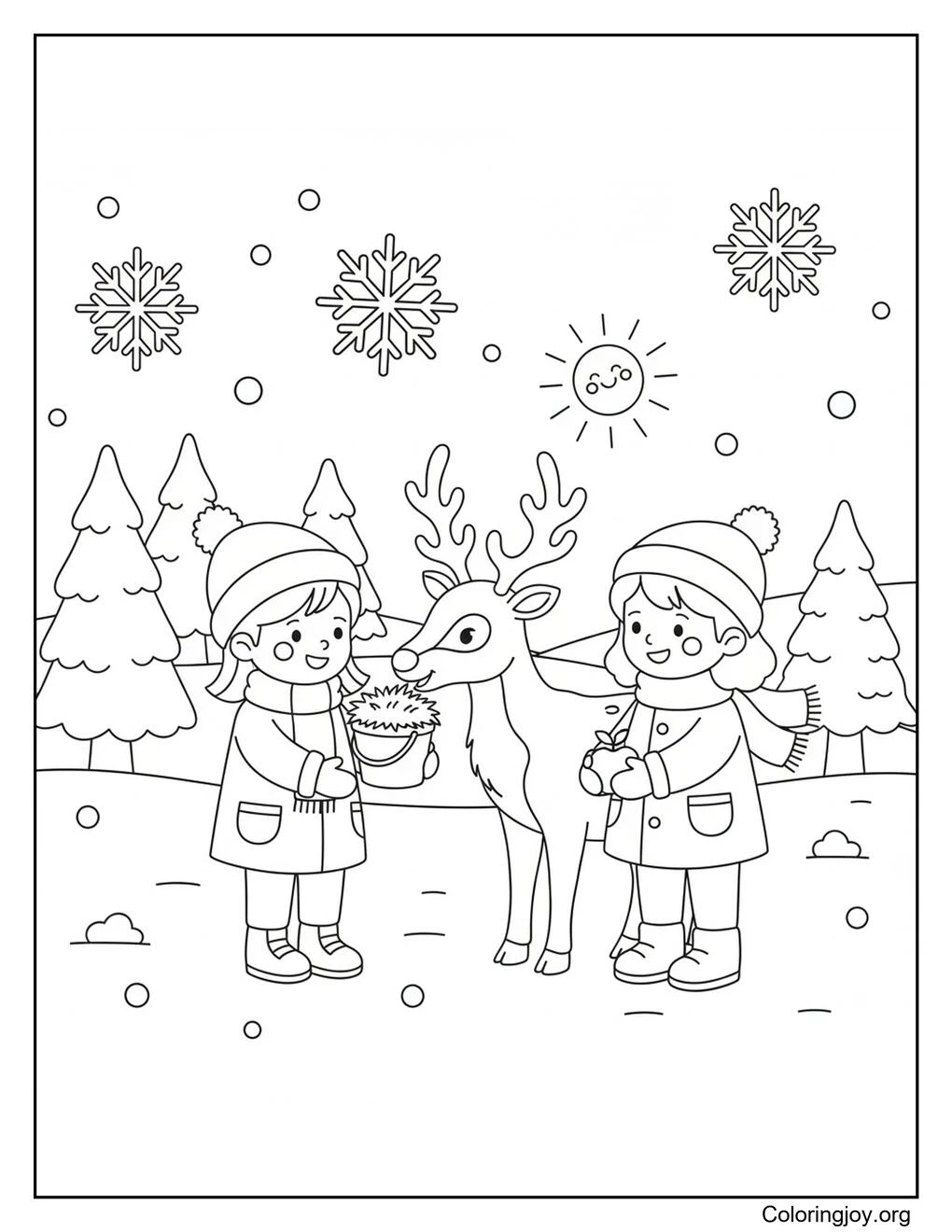 Alimentación de renos