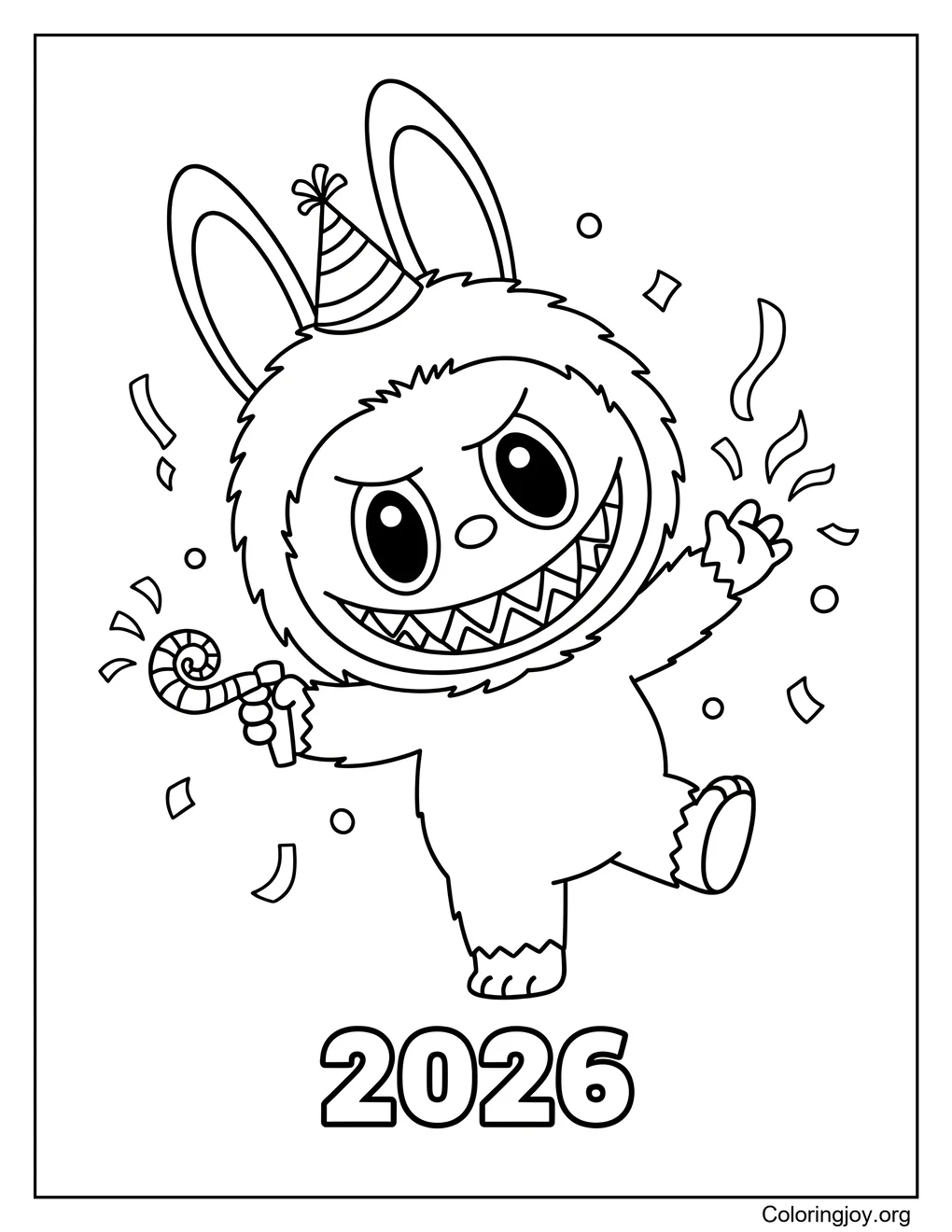 Celebración de Año Nuevo Labubu