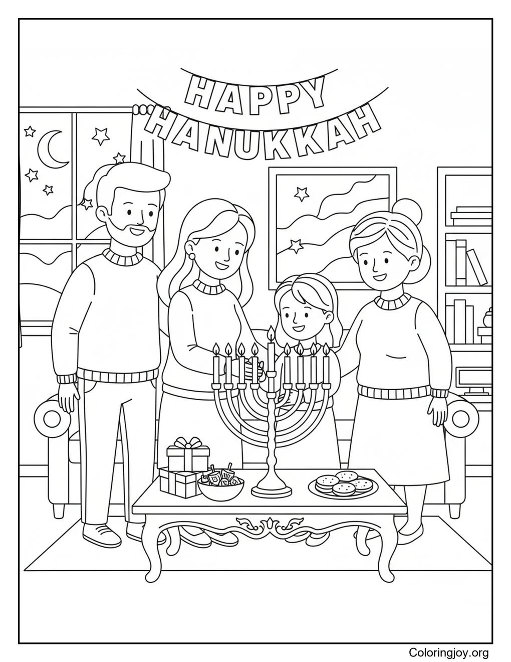 Iluminación de Hanukkah