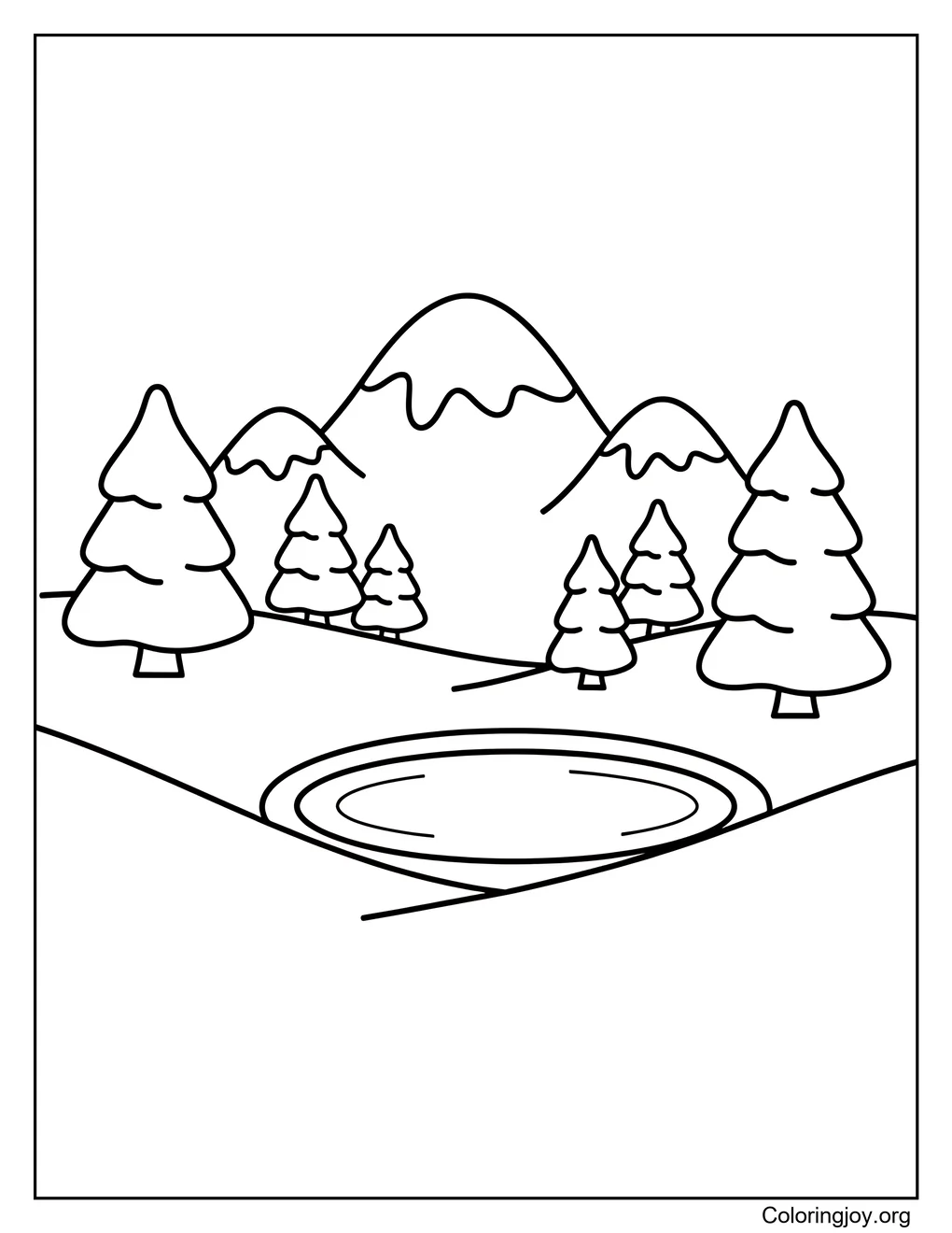 Montañas cubiertas de nieve