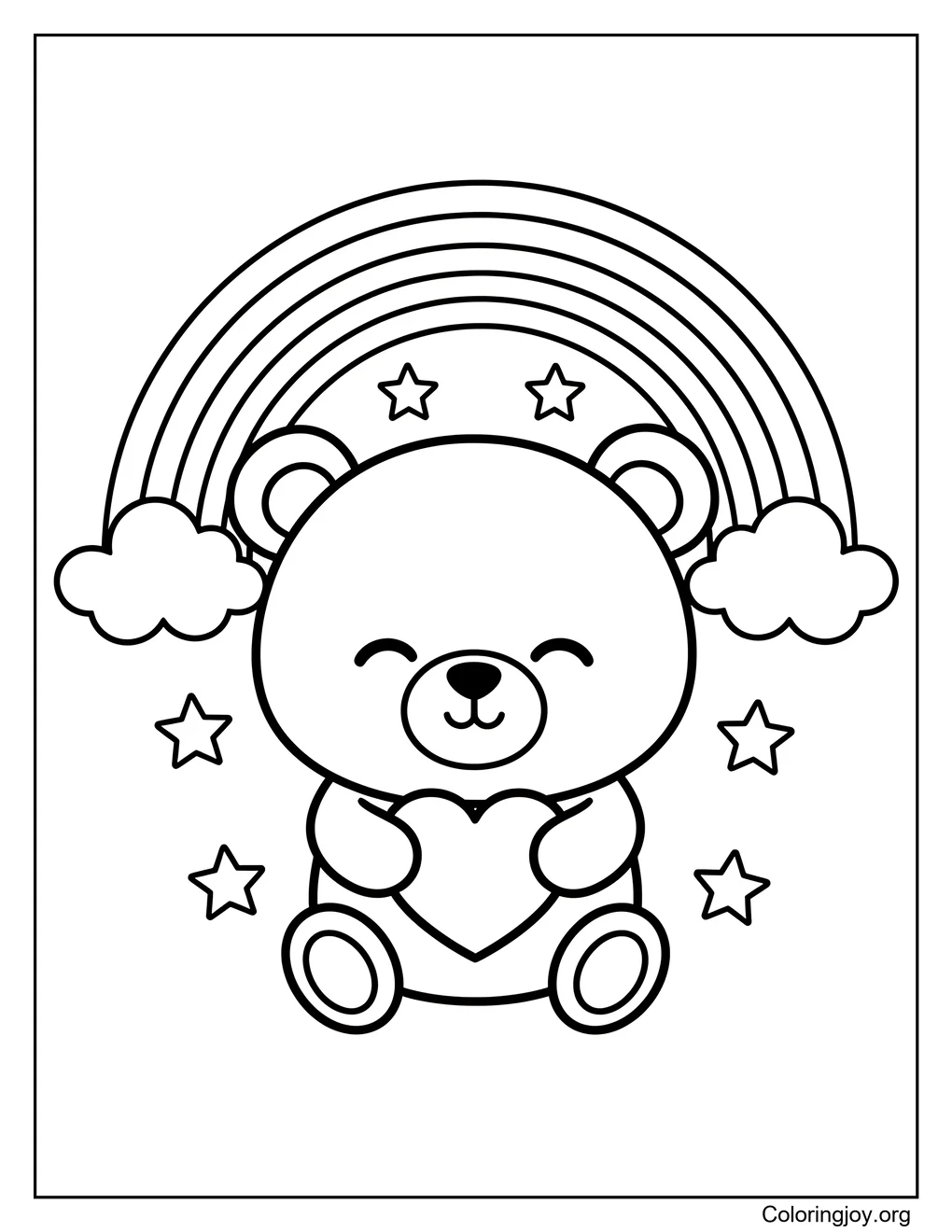 Osito de peluche arcoíris