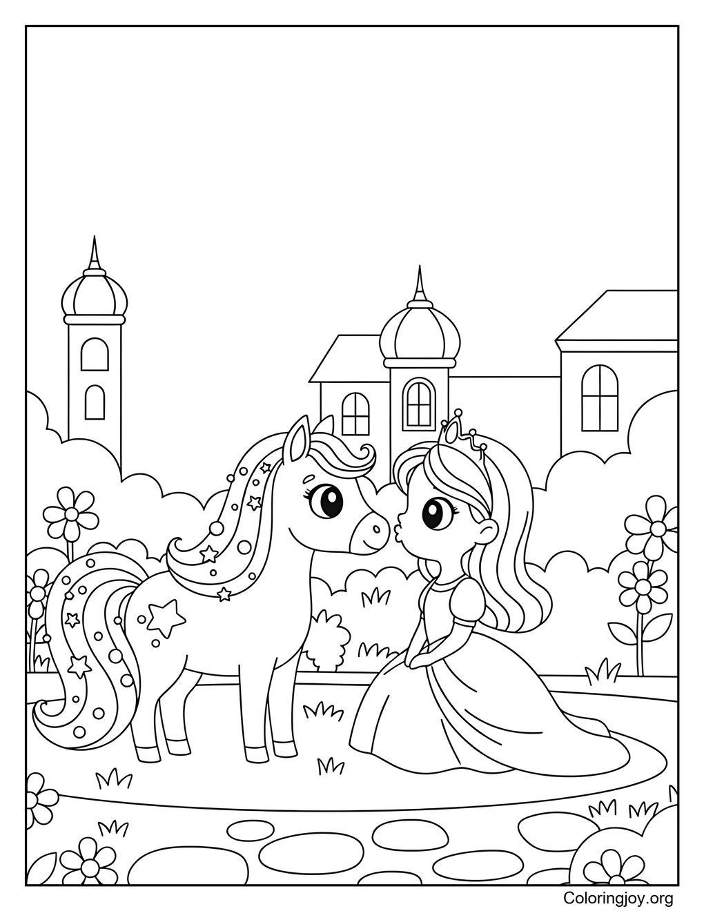 Princesa y Unicornio