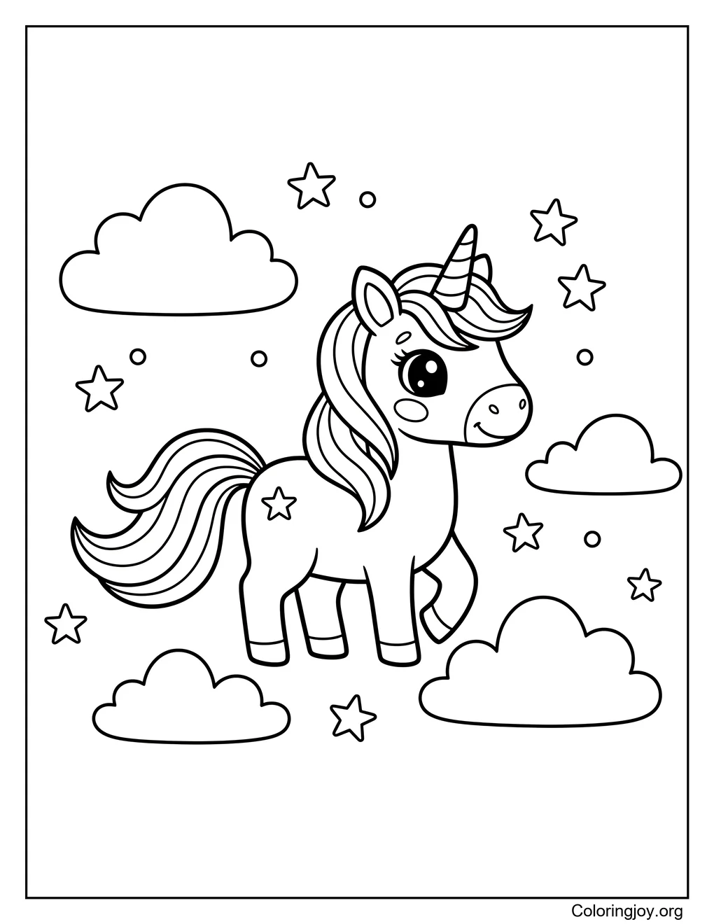 Unicornio de jardín de infantes