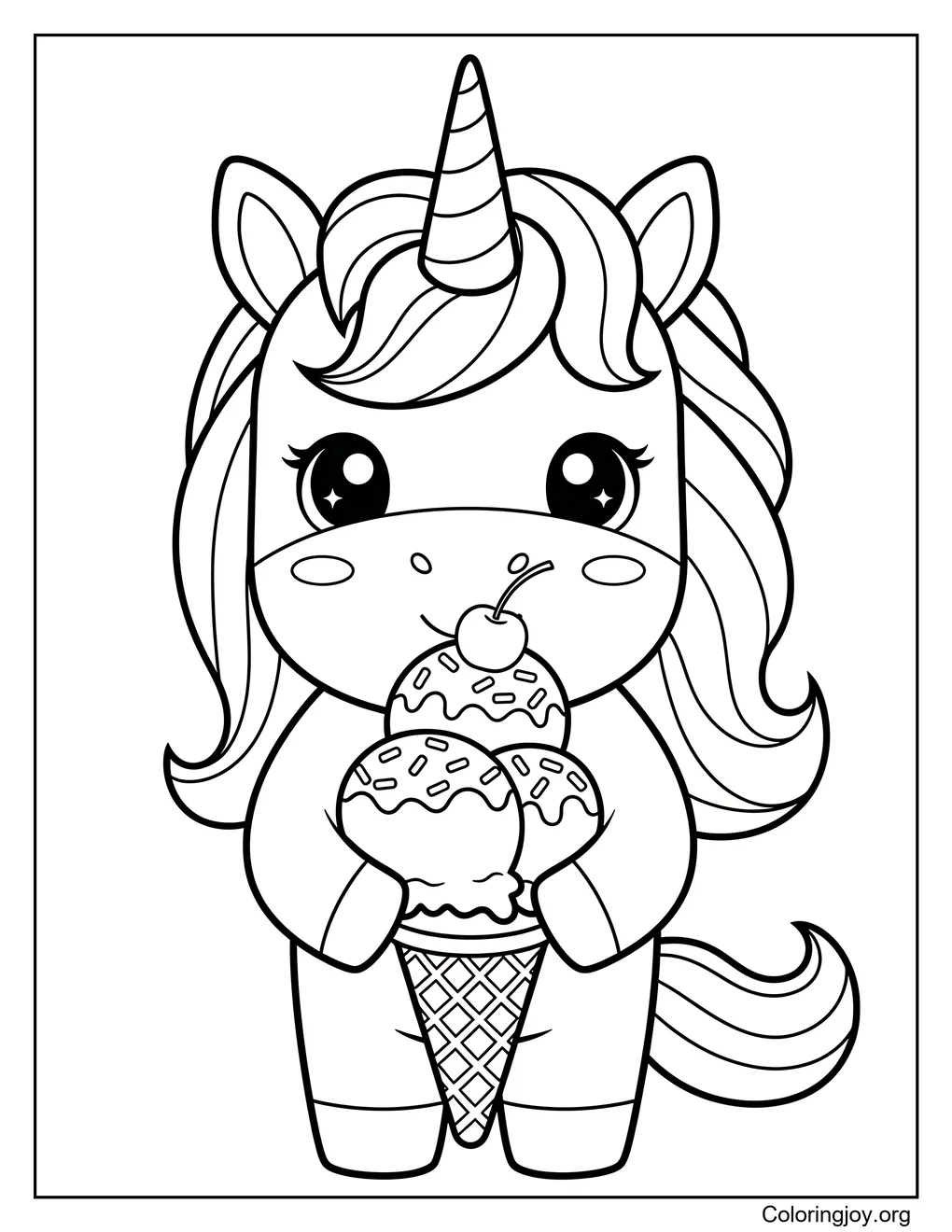 unicorniocon helado