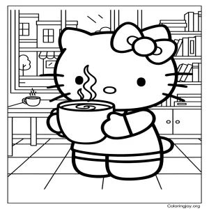 Hello Kitty's Cozy Cocoa Time