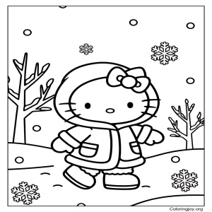 Hello Kitty's January Winter Walk