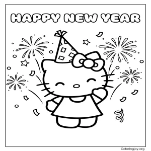 Hello Kitty's New Year Celebration